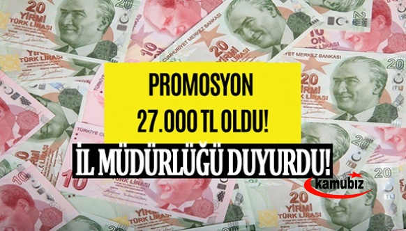 İl Müdürlüğü Tek Seferde 27 Bin Liralık Promosyon Anlaşması İmzaladı!