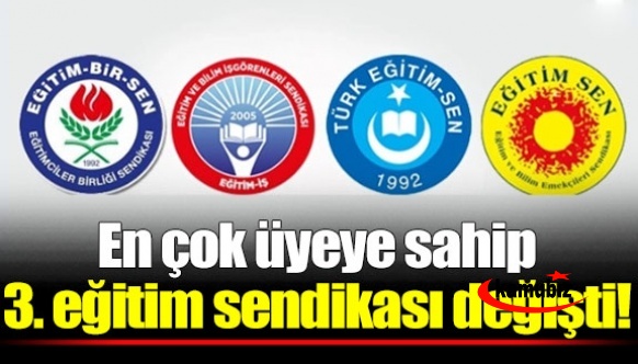 En çok üyeye sahip 3. eğitim sendikası değişti! İşte sendikaların üye sayıları