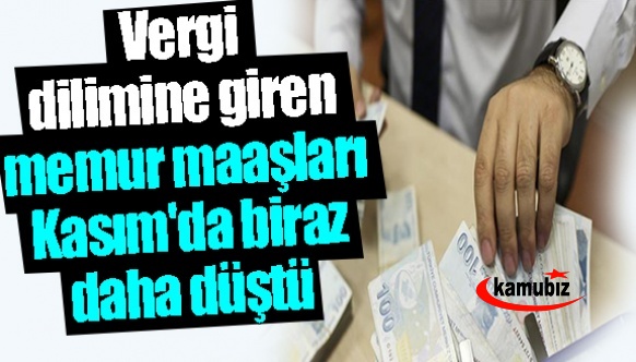 Memur maaşları Kasım'da düştü! 2023 Ocak'ta yüzde 12'lik fark olacak