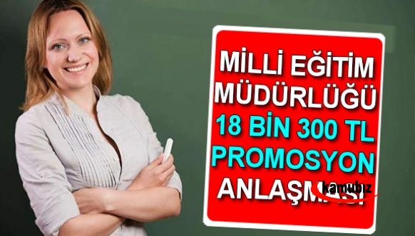 Öğretmenlere tek sefer de 18.300 TL promosyon ödenecek