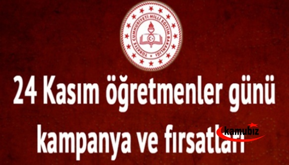 24 Kasım öğretmenler günü indirim kampanyaları! Türk Hava Yolları, tren bileti, kargo, Altınyıldız, A101 ve tiyatro ücretlerinde yüzde...