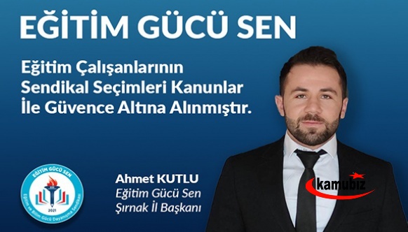 Eğitim çalışanlarının sendikal seçimleri kanunlar ile güvence altına alınmıştır