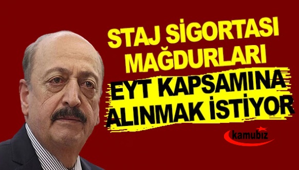 Staj sigortası mağdurları, EYT kapsamına alınmak istiyor!