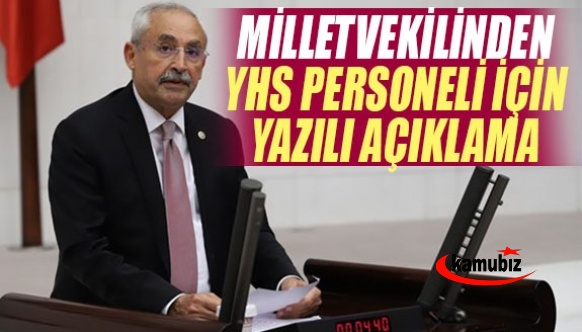 Milletvekilinden, Yardımcı Hizmetler Sınıfı için yazılı açıklama