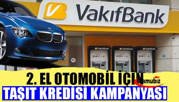 Bankadan 2.el otomobil alacaklara 48 ay vade ve düşük faiz oranı ile taşıt kredisi kampanyası