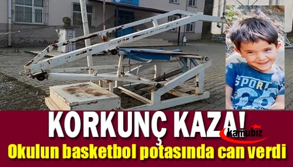 Korkunç olay! Okul bahçesindeki basketbol potasının arasında can verdi