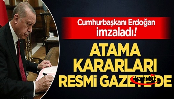 Çok sayıda bakanlık ve kurumda önemli atama ve görevden alma kararları 10 Aralık 2022