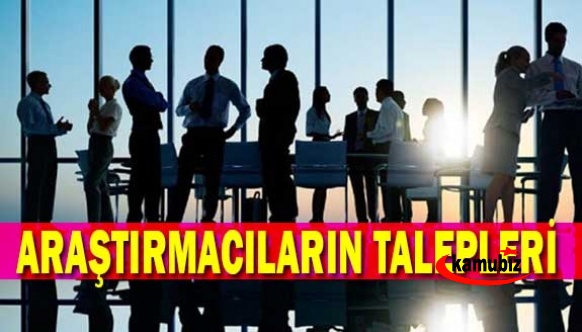 Araştırmacı kadrosunda çalışanların mağduriyeti ve talepleri