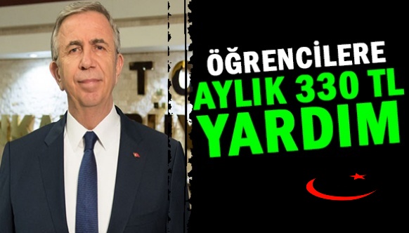 Mansur Yavaş açıkladı! Öğrenci başına aylık 330 lira destek...