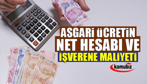 İşte Asgari Ücretin Net Hesabı ve İşverene Maliyeti