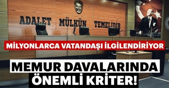 Memur davaları 12 ayda karara bağlanacak