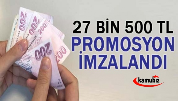 27 bin 500 lira promosyon hesaplara yatacak