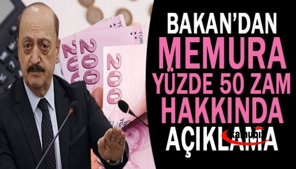 Vedat Bilgin'den memur ve emekliye yüzde 50 zam hakkında açıklama