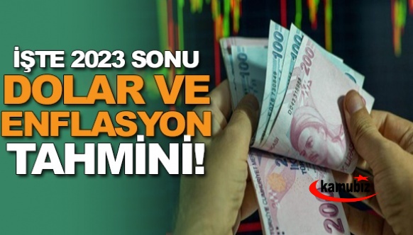 İşte ekonomistlerin 2023 sonu enflasyon ve dolar kuru tahminleri