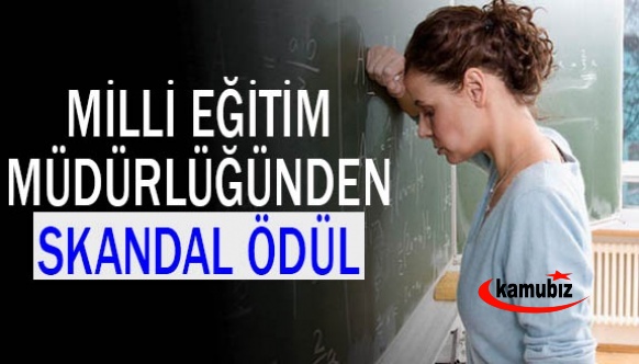 Milli Eğitimde Skandal Ödül!