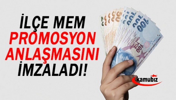 Yeni promosyon anlaşması İlçe Milli Eğitim Müdürlüğünden geldi.