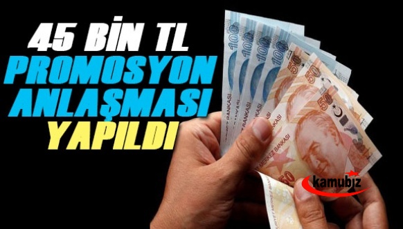 Rekor promosyon anlaşması! Hesaplara 45 bin TL yatırılacak