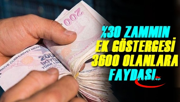 Yüzde 30 zammın, ek göstergesi 3600 olanlara etkisi nasıl olacak? Emekli maaş ve ikramiyeleri ne kadar artacak?