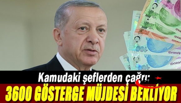 Cumhurbaşkanına açık mektup! Şefler 3600 ek göstergede müjde bekliyor