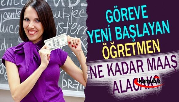 Göreve yeni başlayan bir öğretmen, yüzde 30 zamla ne kadar maaş alacak?