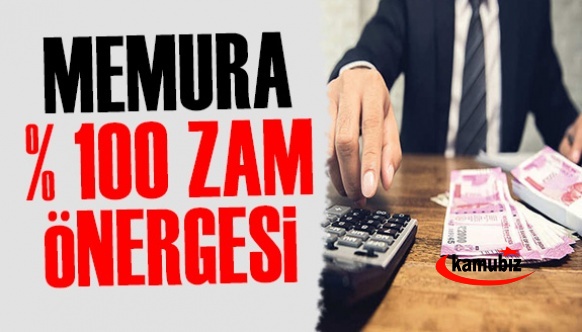 Komisyonda, memura yüzde 100 zam önergesi verildi