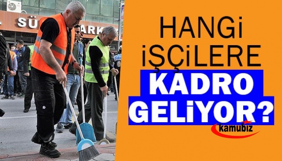 Kadro alacak geçici işçilerin kapsamı, TRT Haber'de açıklandı!