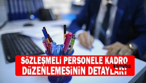 AK parti'den sözleşmeli açıklaması! İşte kadro düzenlemesinin detayları..