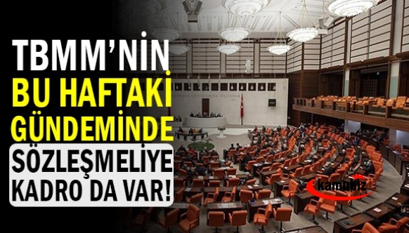 TBMM'nin bu haftaki gündeminde 'sözleşmeliye kadro' da var