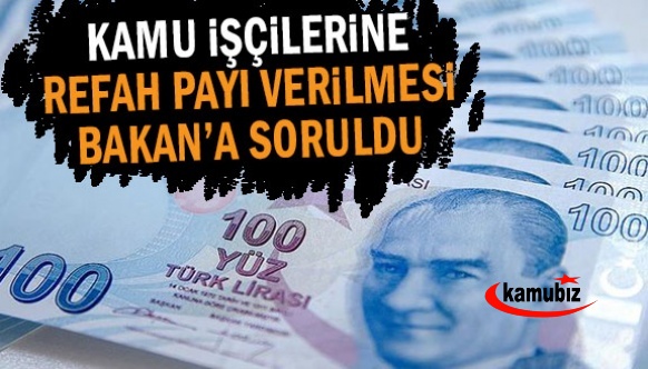 Kamu işçilerine sosyal denge ve refah payı verilmesi TBMM gündeminde