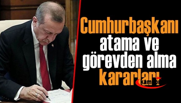 28 Ocak 2023 tarihli Cumhurbaşkanı atama ve görevden alma kararları yayımlandı