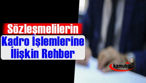 Sözleşmeli Personelin Kadro İşlemlerine İlişkin Rehber