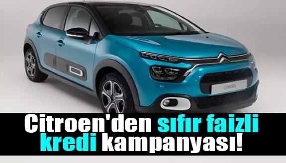 Citroen'den şubat ayına özel sıfır faizli kredi kampanyası