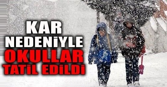 Kar yağışı nedeniyle, 15 Ocak Pazartesi tatil olan iller belli oldu!