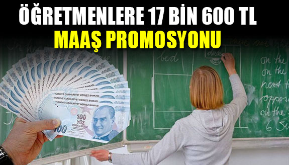 Öğretmenlerin promosyonunu 17 bin 600 TL İş Bankası kazandı