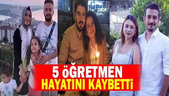 Depremde 5 öğretmenin daha cansız bedenine ulaşıldı