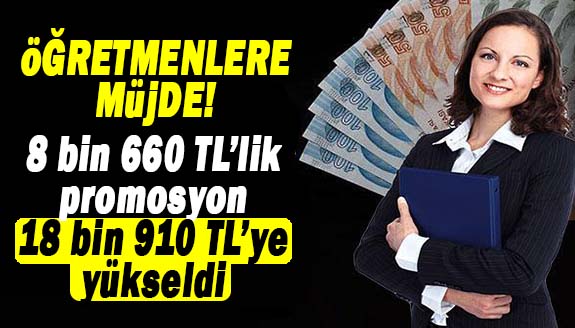 Eğitim Bir Sen'den müjde! 8 bin 660 TL’lik promosyon, 18 bin 910 TL oldu