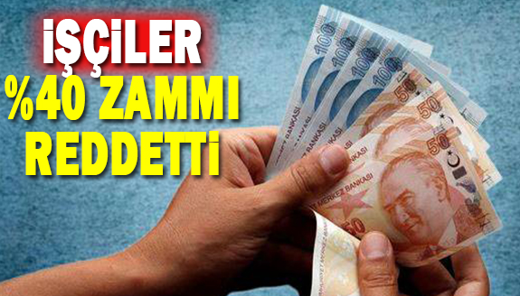 Kadrolu işçiler yüzde 40’lık zam teklifini kabul etmedi!