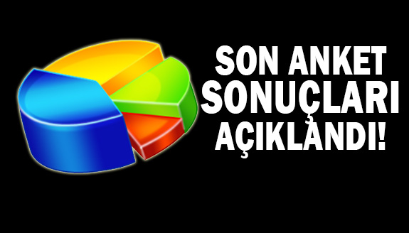 Son anket sonucunda partilerin oyu bambaşka çıktı