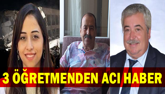 3 öğretmenden acı haber geldi!