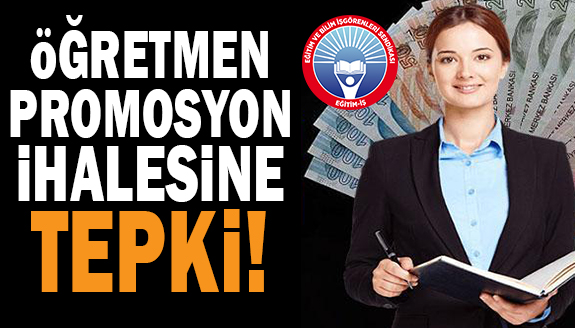 Samsun'da öğretmenlerin promosyon ihalesine tepki!