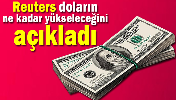 Reuters doların ne kadar yükseleceğini açıkladı