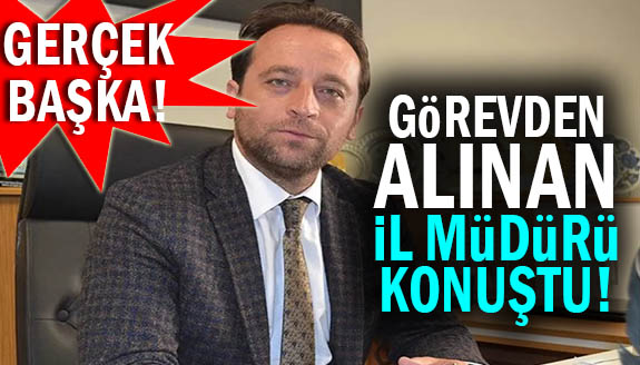 Görevden alınan Bursa İl Milli Eğitim Müdürü Serkan Gür'den açıklama! Gerçek çok başka!