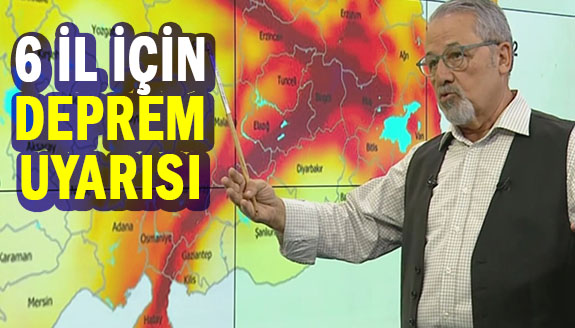 Prof. Dr. Naci Görür'den 6 ile deprem uyarısı