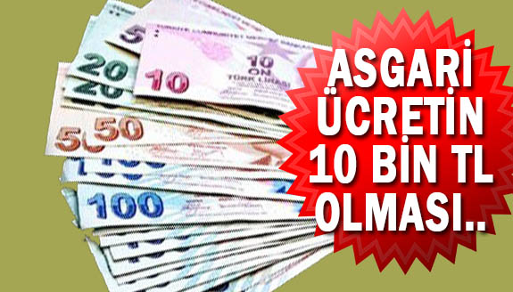 Asgari ücretin 11 bin 759 TL olması gündemde