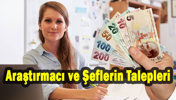 Seçim öncesi kamudaki şef ve araştırmacıların talepleri