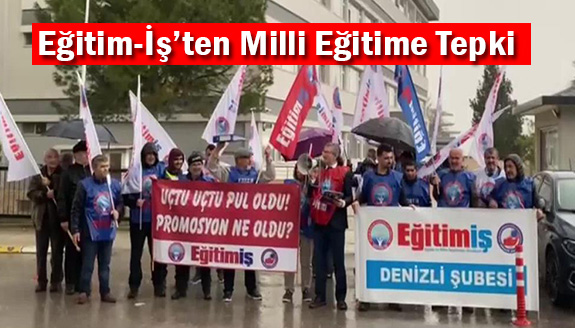 Eğitim-İş'ten İl Milli Eğitim Müdürüne promosyon tepkisi