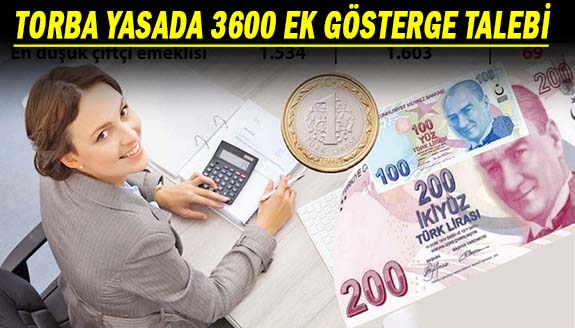 Torba yasada, ek 3600 gösterge talebi