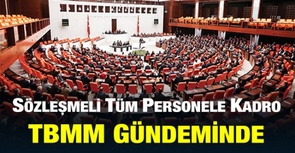 Sözleşmeli Personelin Kadro Talebi TBMM'de Dile Getirildi