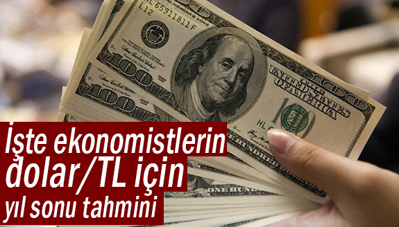 İşte ekonomistlerin dolar/TL için yıl sonu tahmini