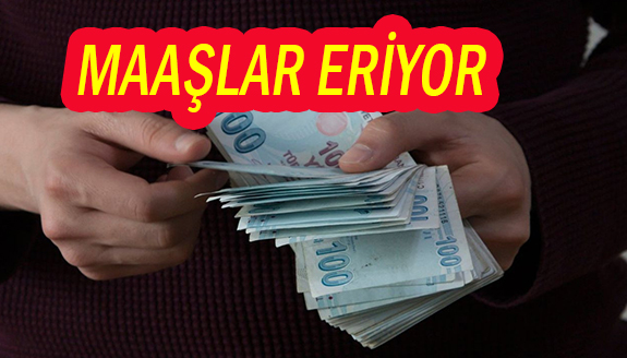 Zamlı maaşlar cebe girmeden eriyor